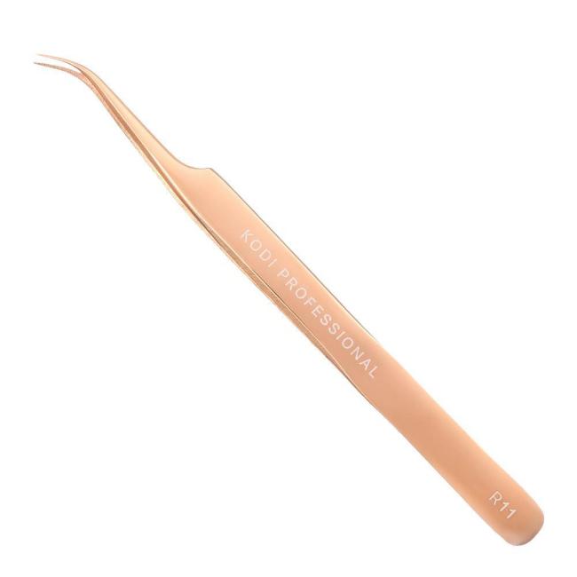 Пінцет для нарощування вій вигнутий R11